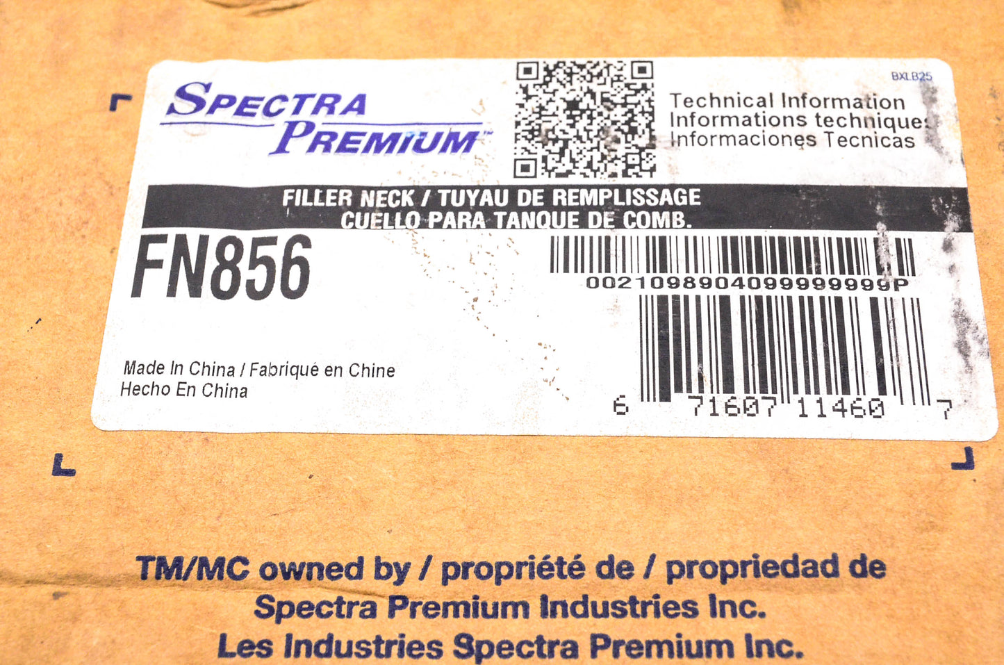 Spectra Premium FN856 Filler Neck NOS