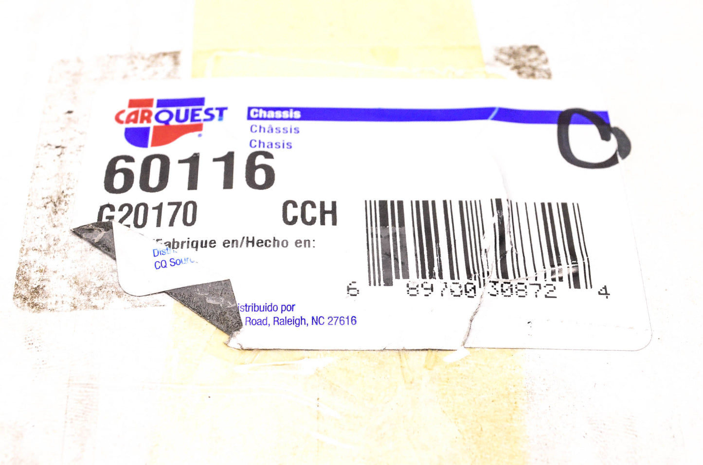 Carquest 60116, G20170 Coil Springs Kit NOS