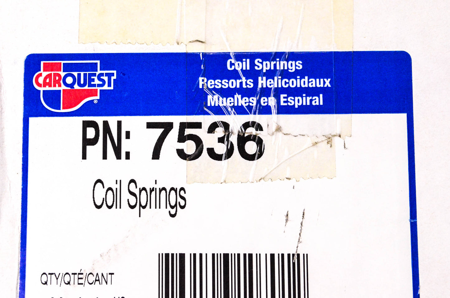 Carquest 7536 Coil Springs Kit NOS