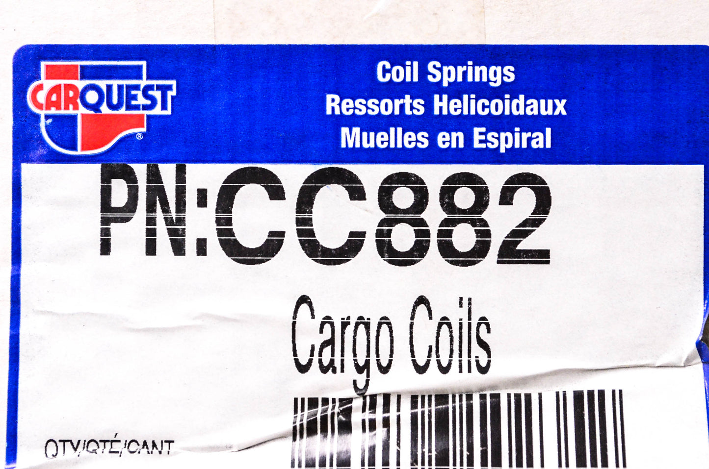 Carquest CC882 Cargo Coils Kit NOS