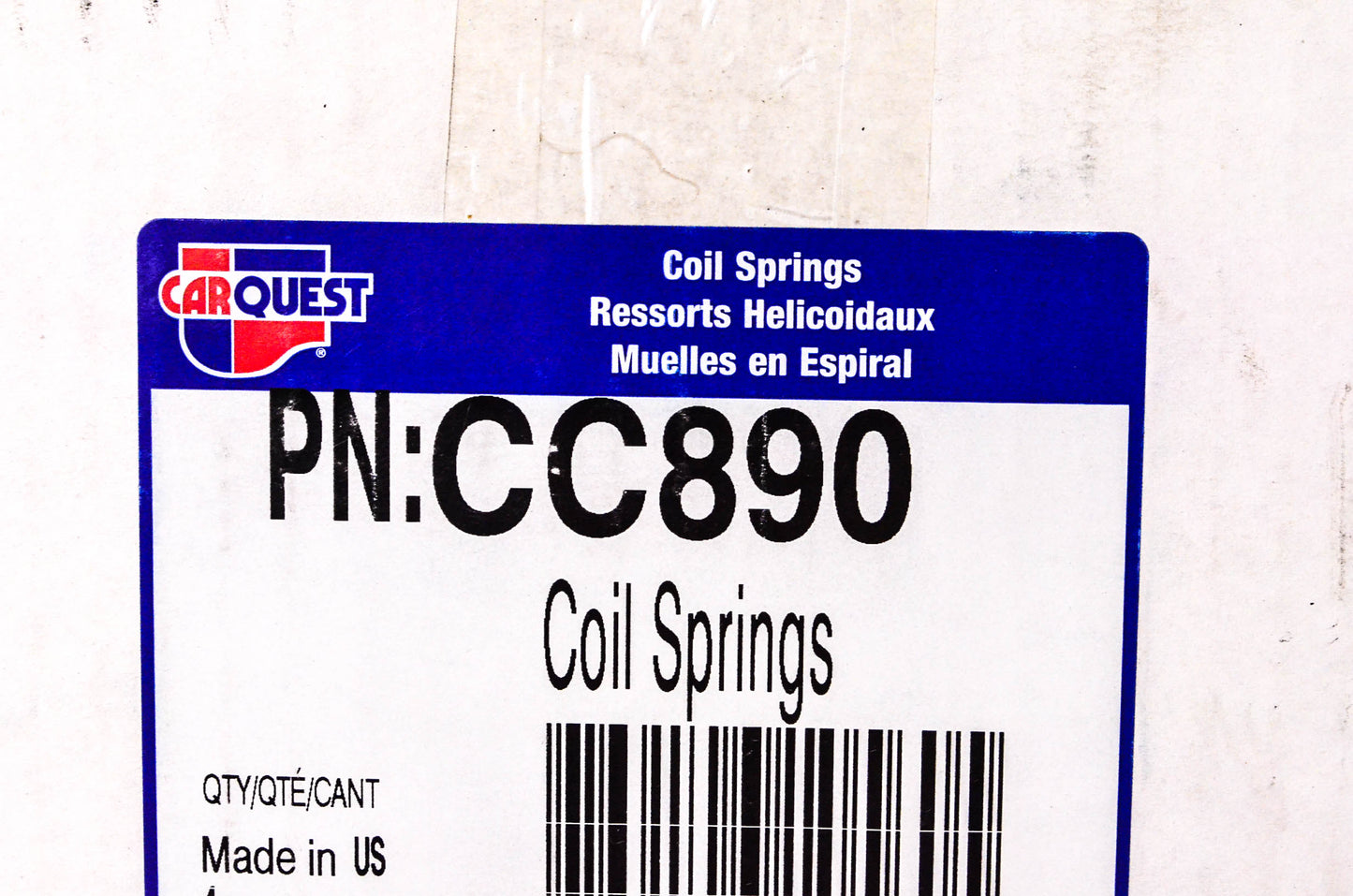 Carquest CC890 Coil Springs Kit NOS