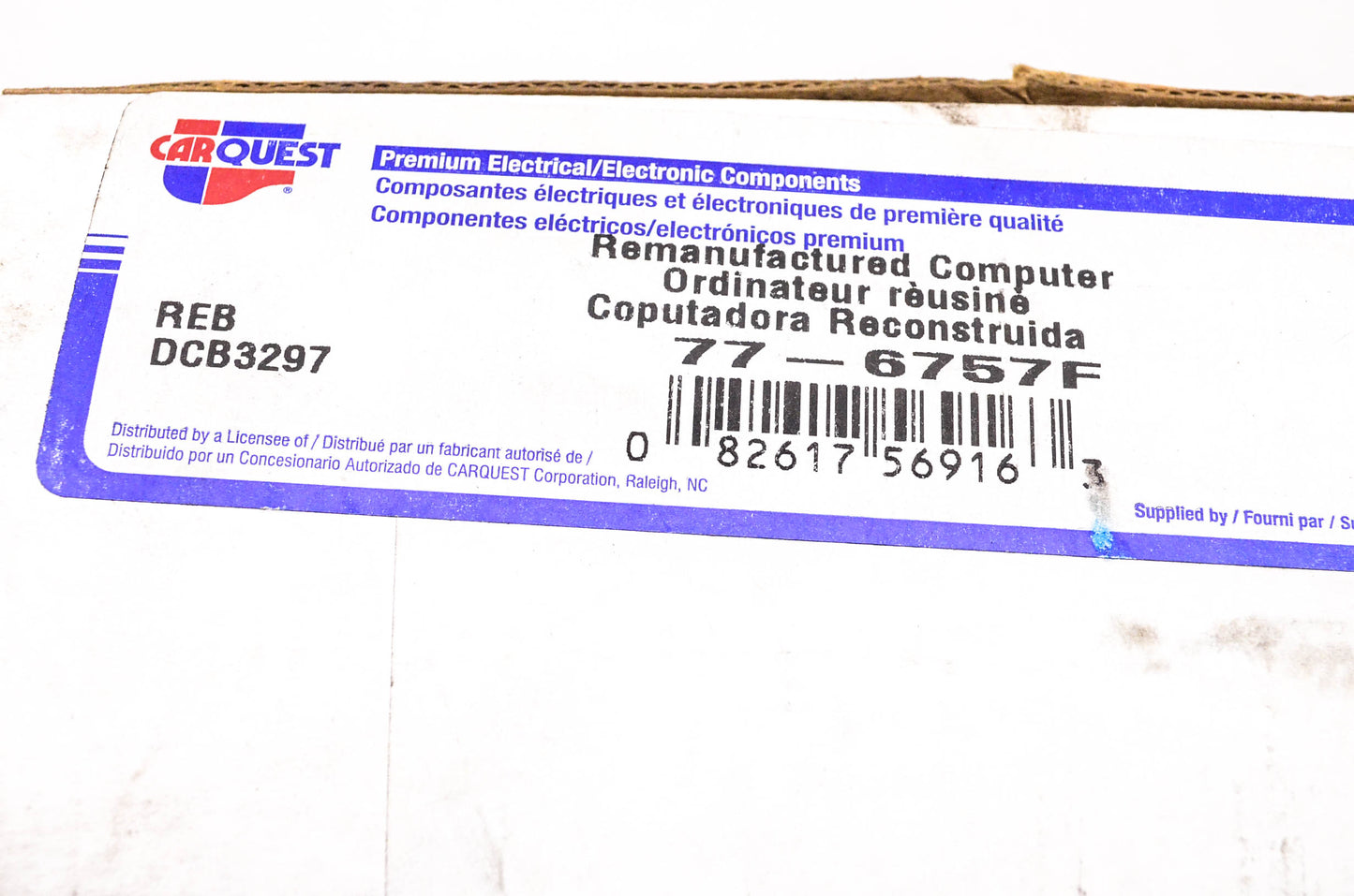 Carquest 77-6757F Remanufactured Engine Control Computer NOS