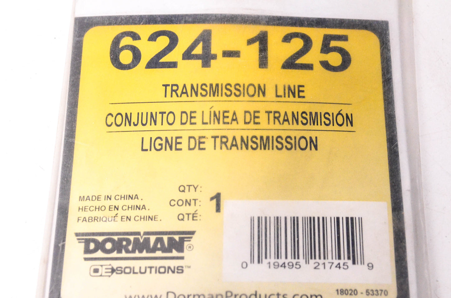 Dorman 624-125 Transmission Line NOS