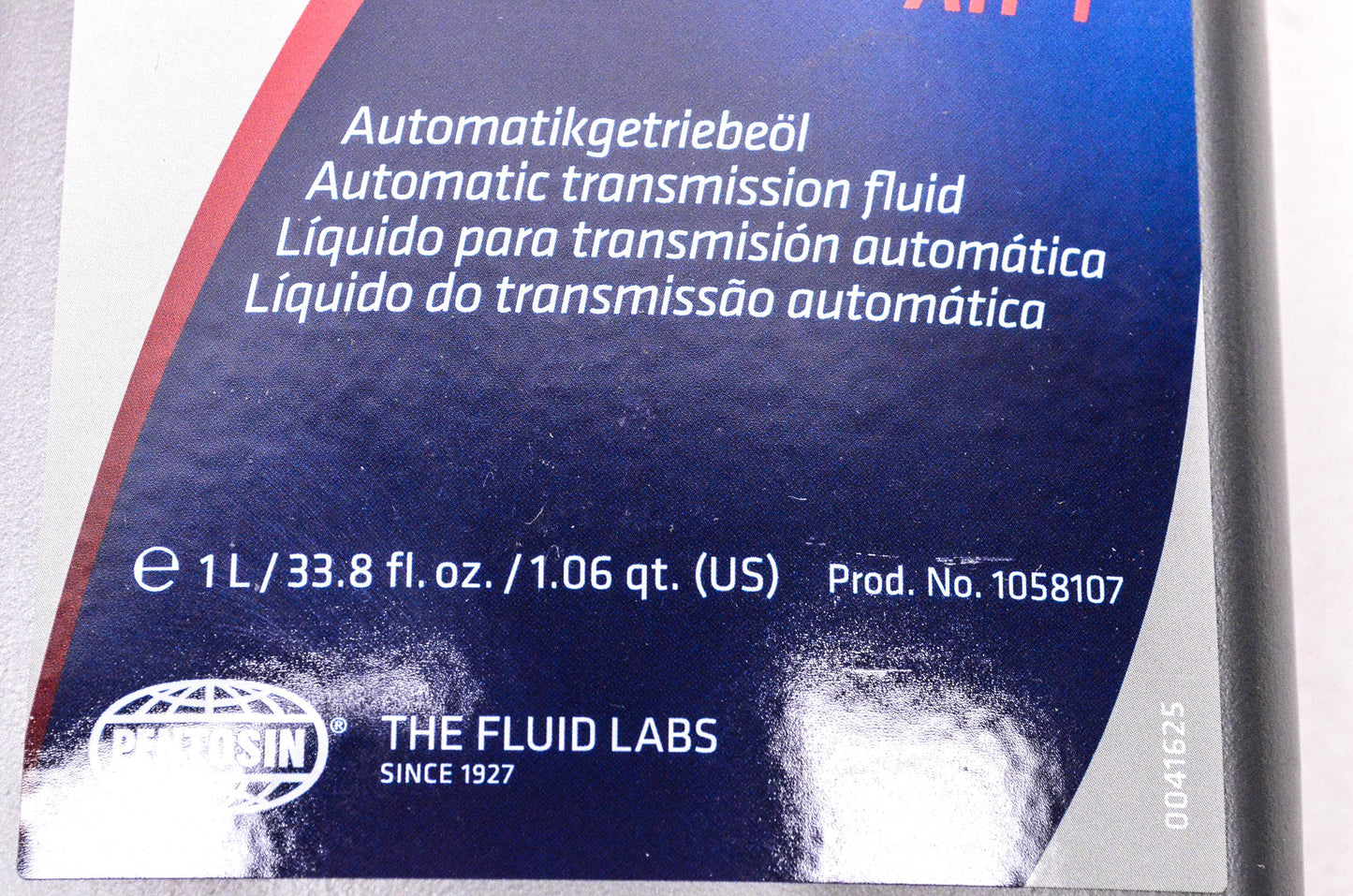 Pentosin 1058107 1L Automatic Transmission Fluid ATF1 NOS