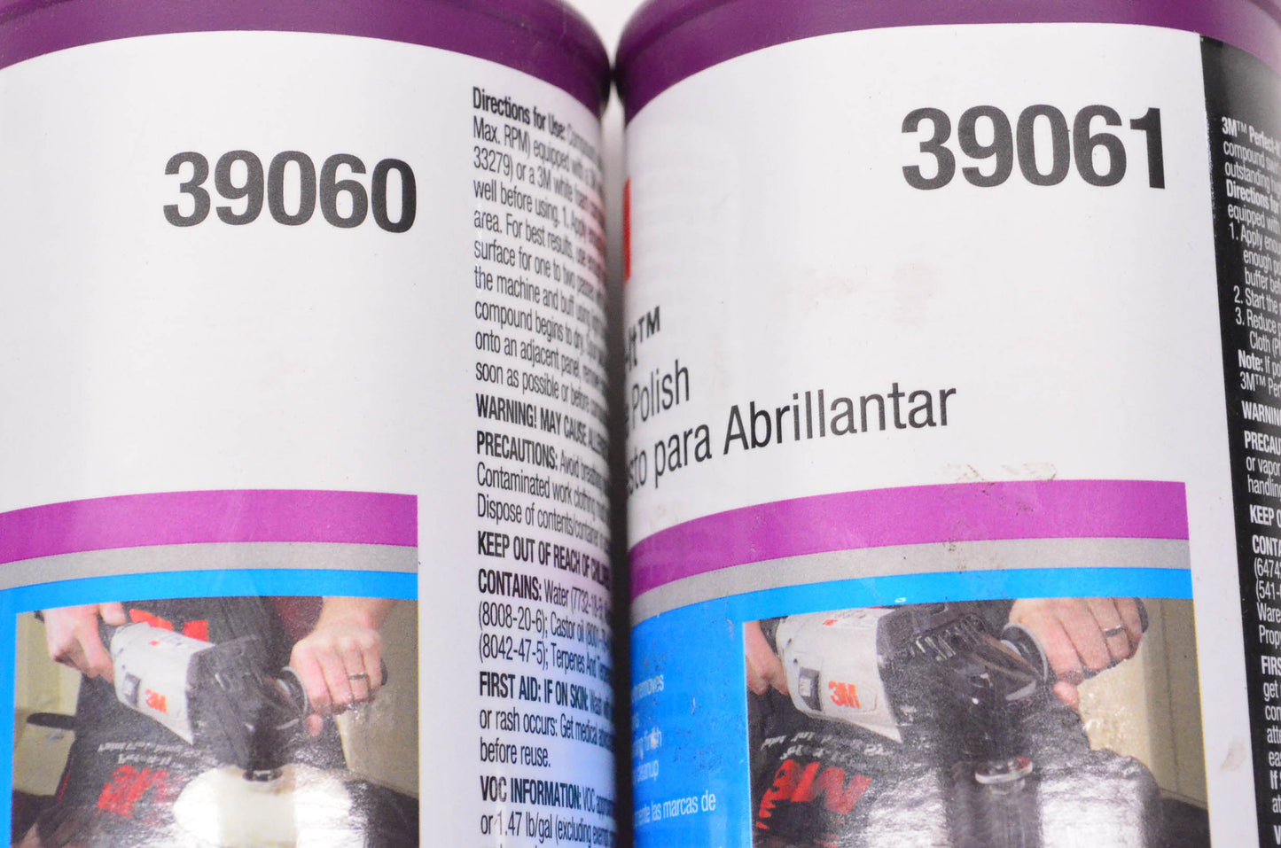 3M 39061, 39060 Perfect-It Machine Polish NOS