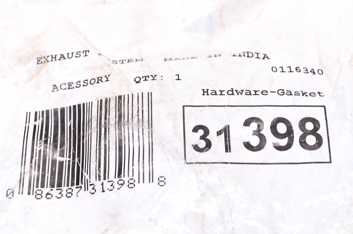 Walker 31398 Exhaust Pipe Flange Gasket NOS