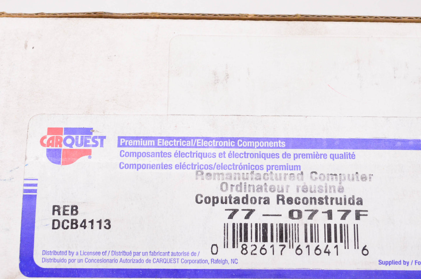 Carquest 77-0717F Remanufactured Engine Control Computer NOS