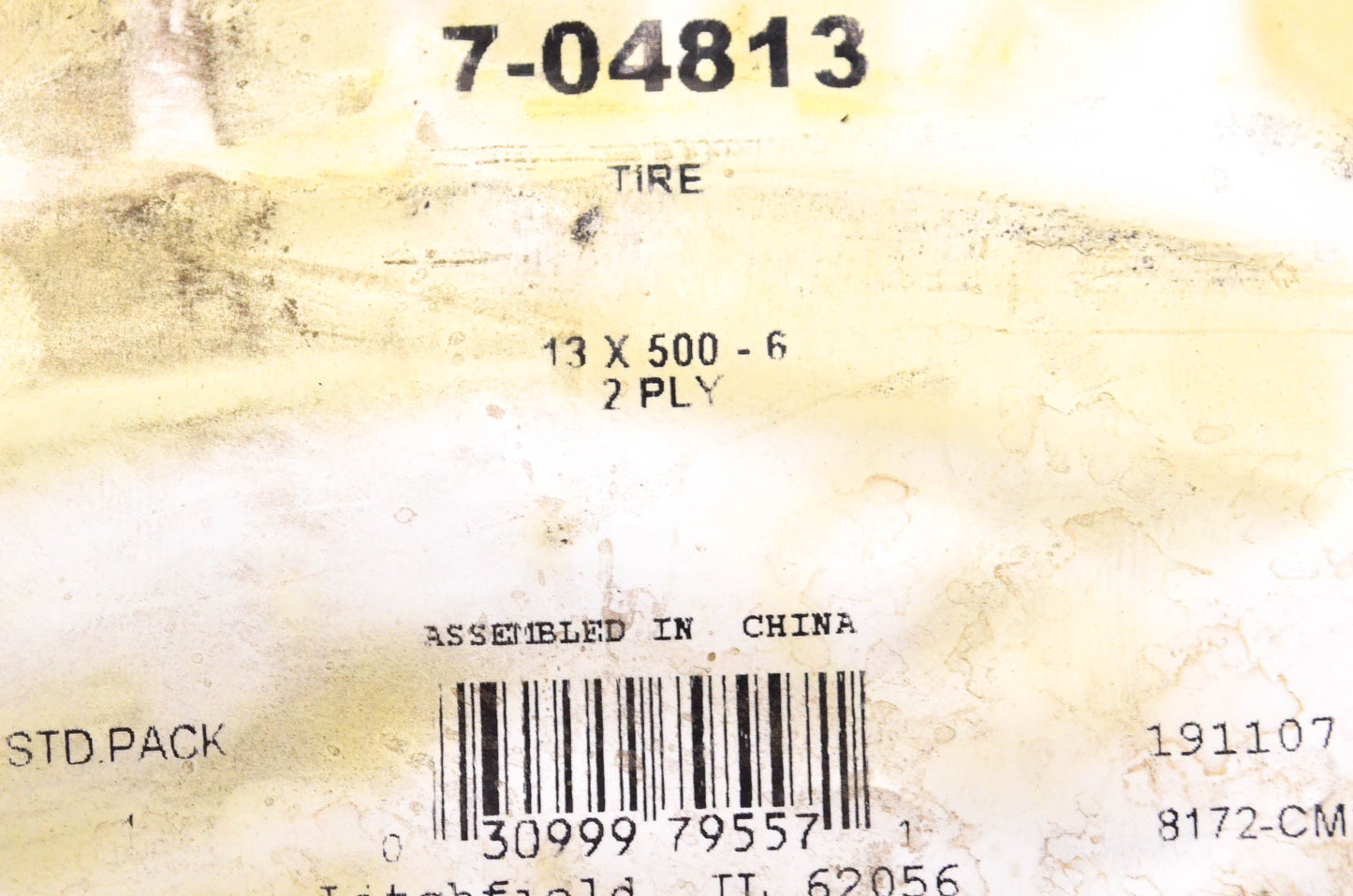 LSI Elite 7-04813 LSI Elite Tire 13 x 5.00-6 NOS