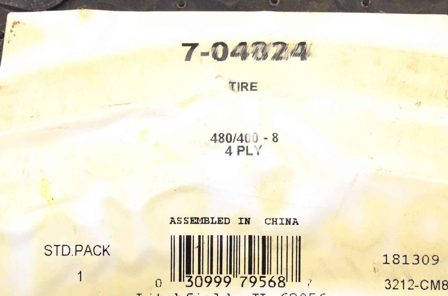 Air-Loc 7-04824 4.80-8 Tire NOS