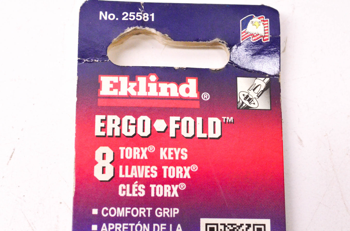 Eklind 25581 8 Piece Torx Key Tool NOS