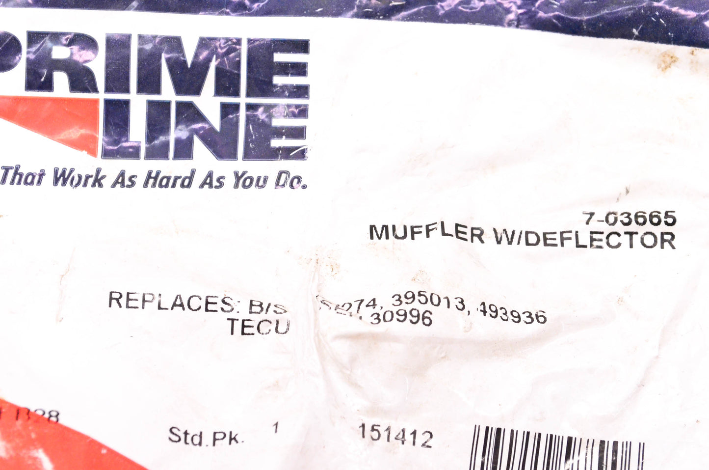 Prime Line 7-03665, 395013, 493936 Muffler W/ Deflector NOS