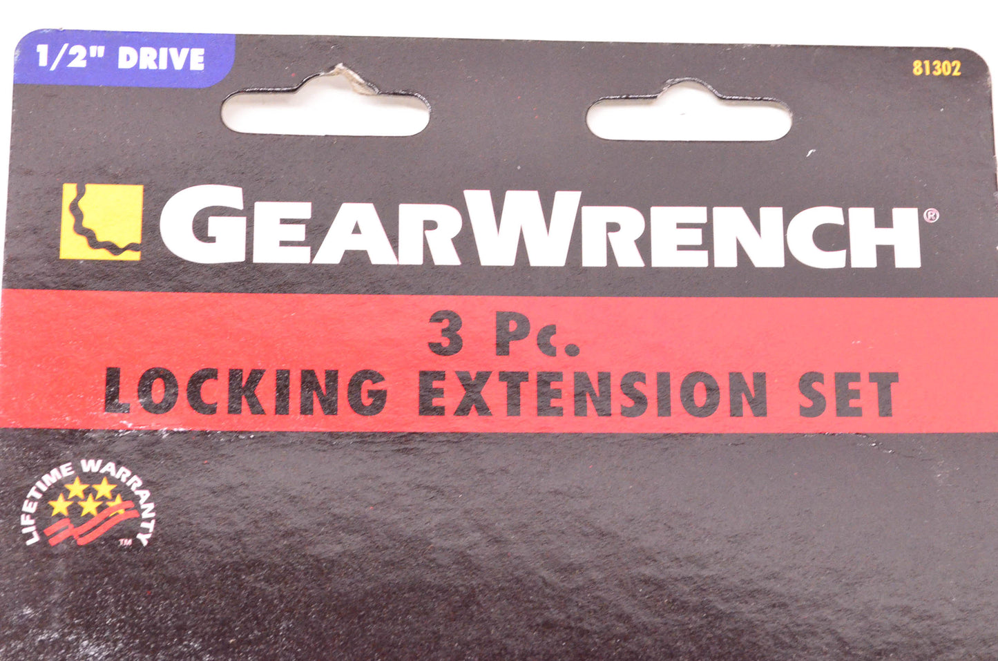 Gear Wrench 81302, 81350, 81349 3 Pc Locking Extension Kit NOS