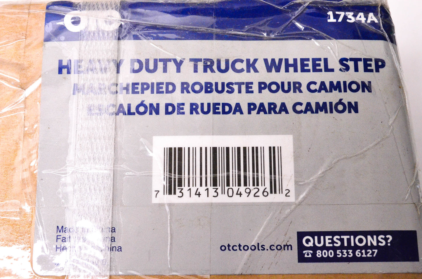 OTC 1734A Heavy Duty Truck Wheel Stop NOS