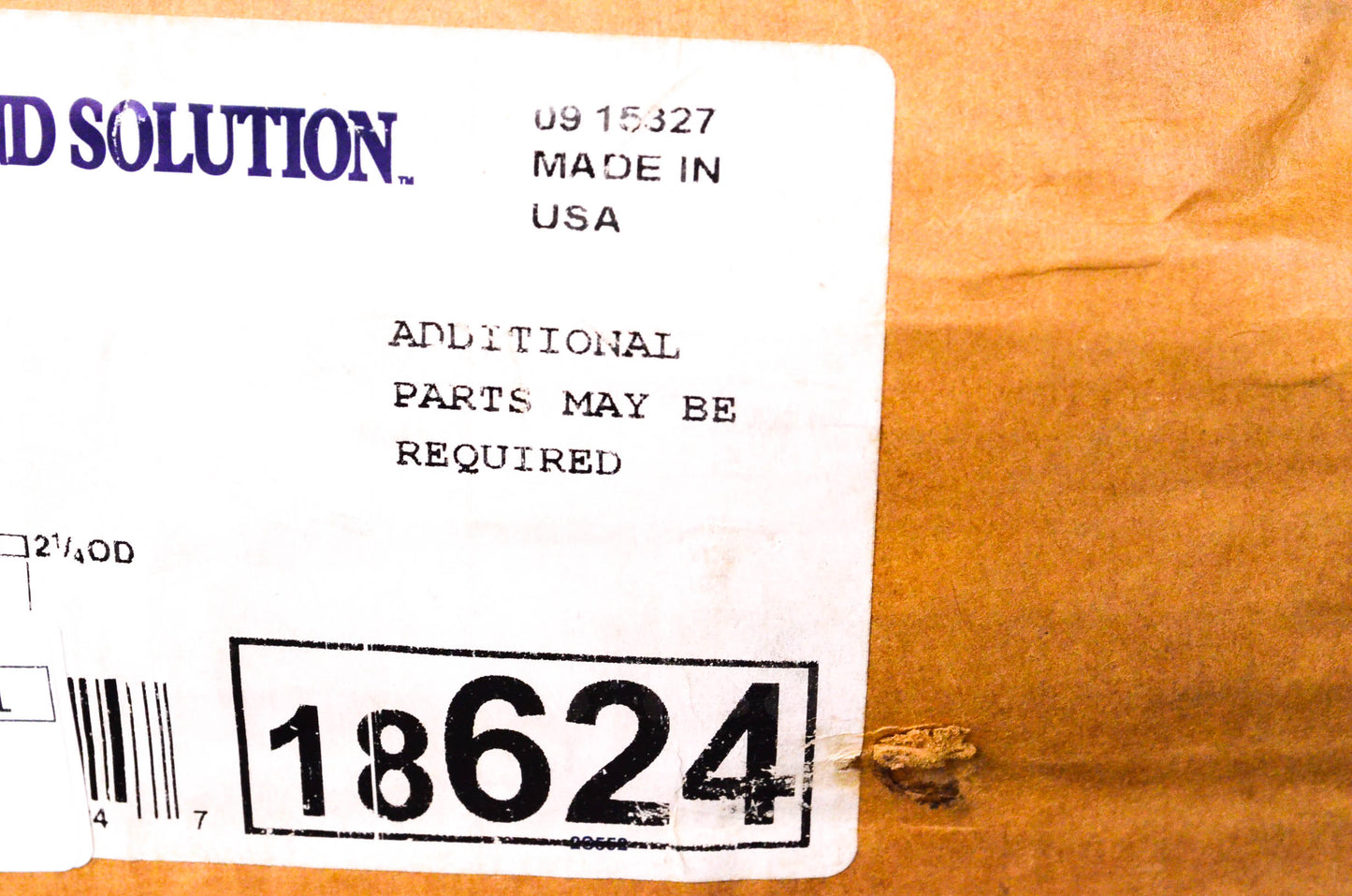 Walker 18624 Sound Solution Muffler NOS