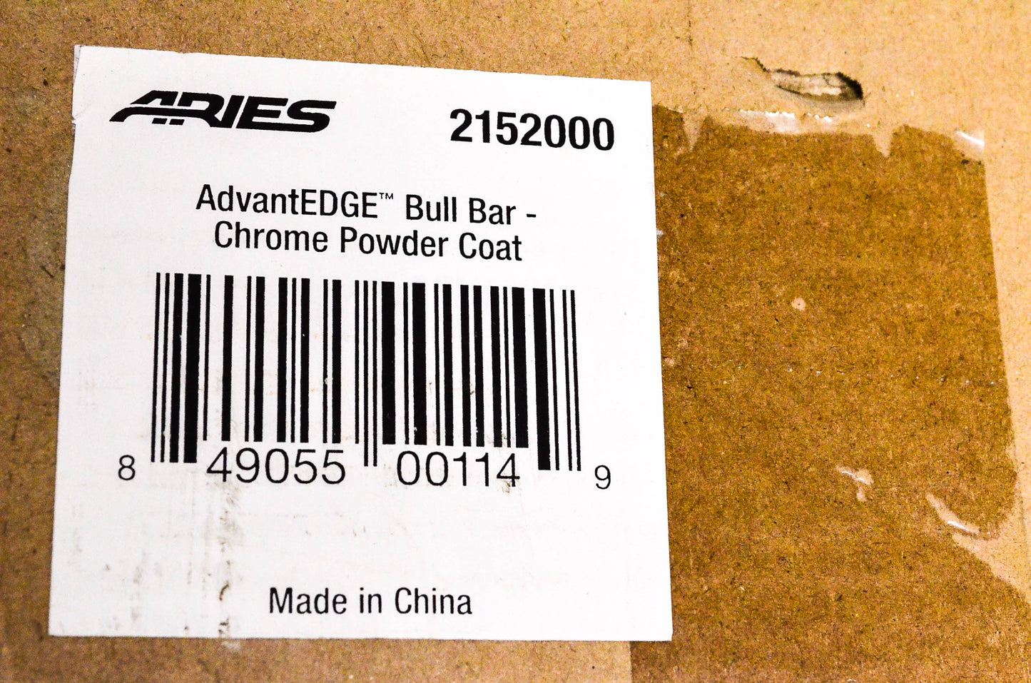 Aries 2152000 AdvantEDGE Bull Bar Chrome Powder Coat NOS