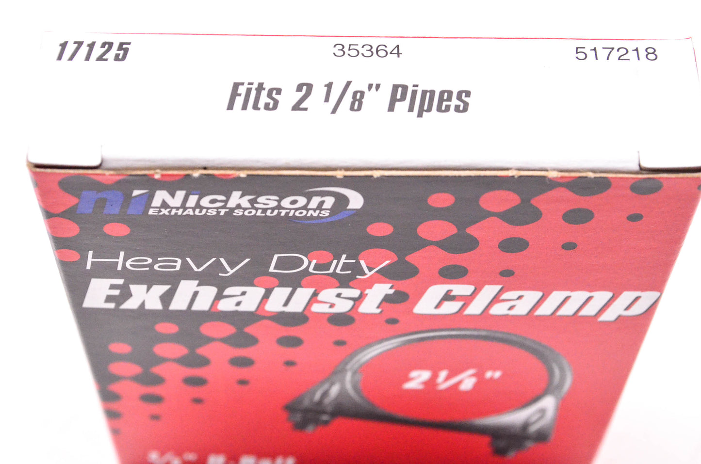 Nickson 17125, 35364, 517218 2 1/8" Heavy Duty Exhaust Clamp NOS