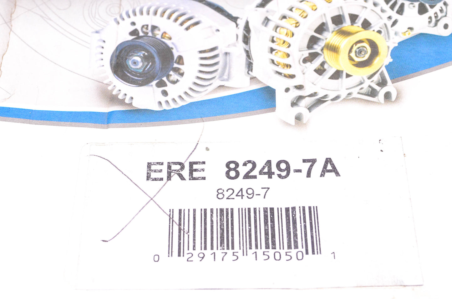 BBB Industries ERE 8249-7A, 8249-7 Remanufactured Alternator NOS