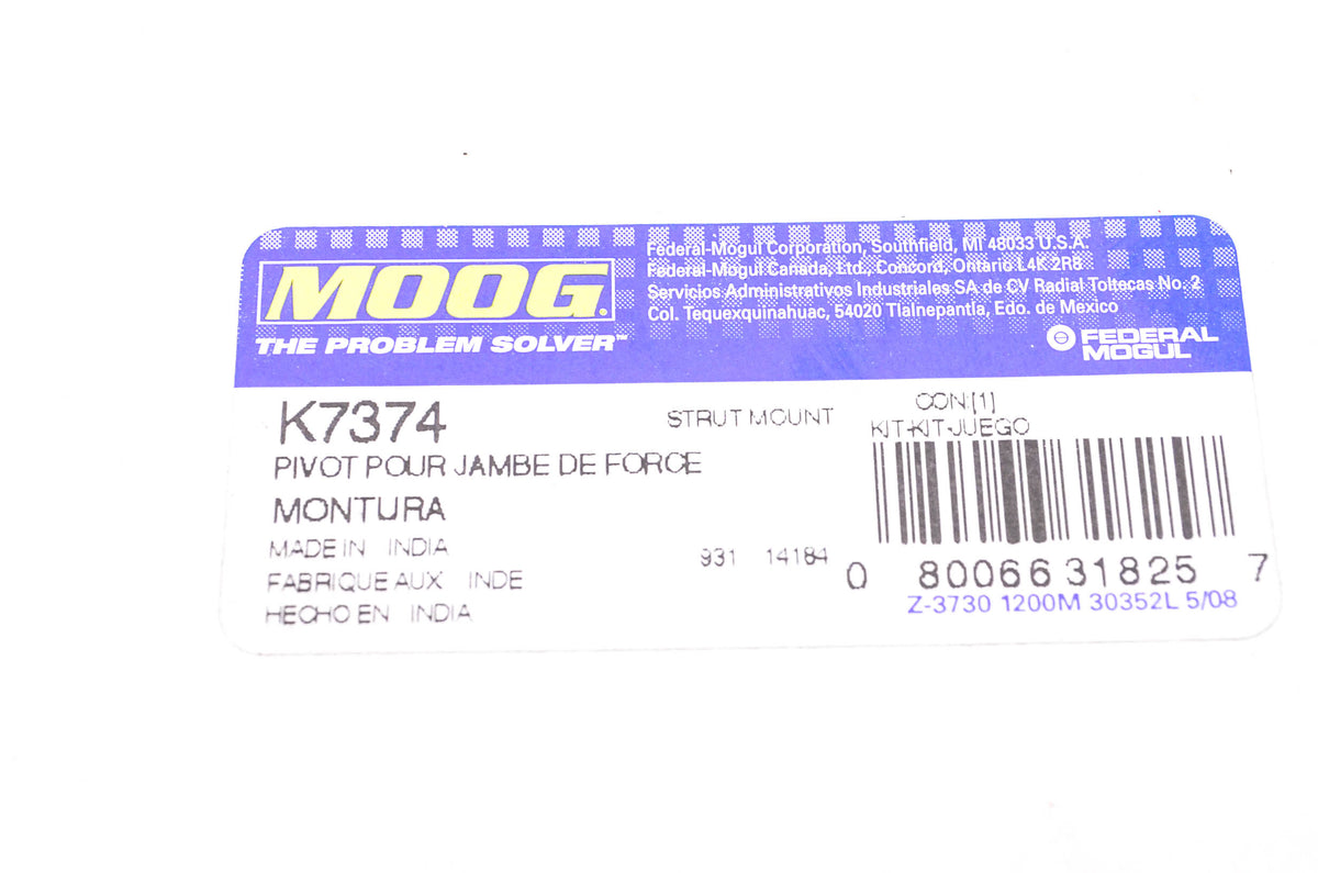Moog K7374 Strut Mount Kit NOS