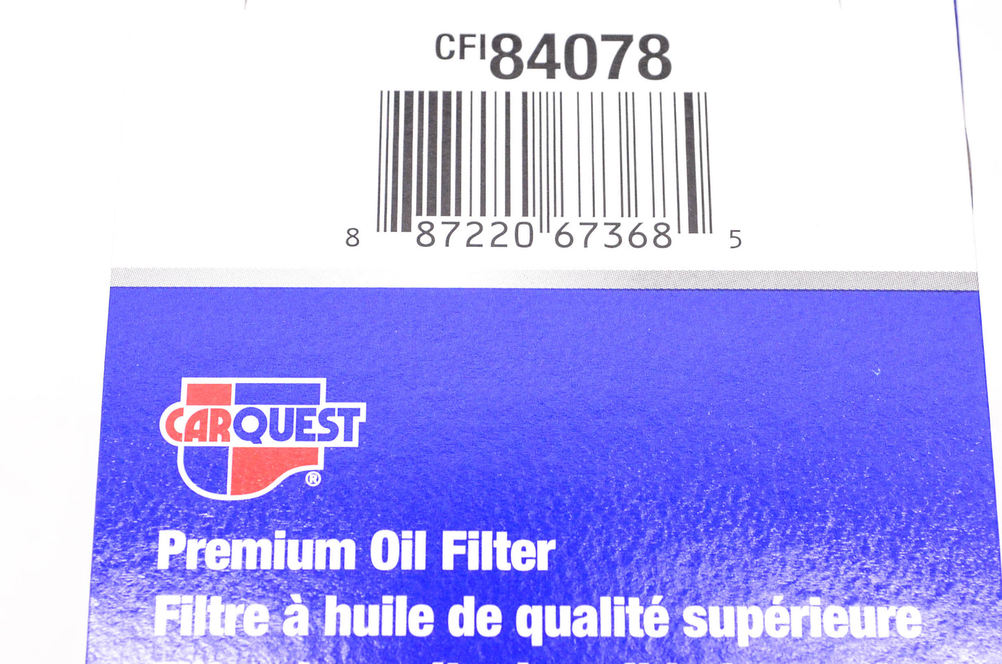 Carquest CFI84078 Premium Oil Filter NOS