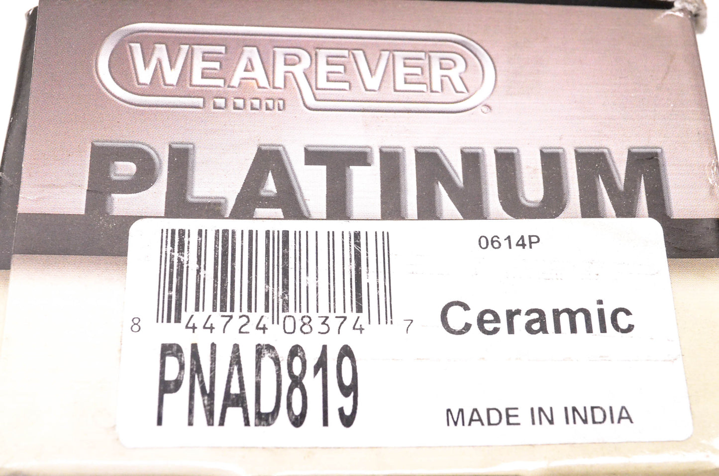 Wearever PNAD819 Wearever Platinum Brake Pad Kit NOS