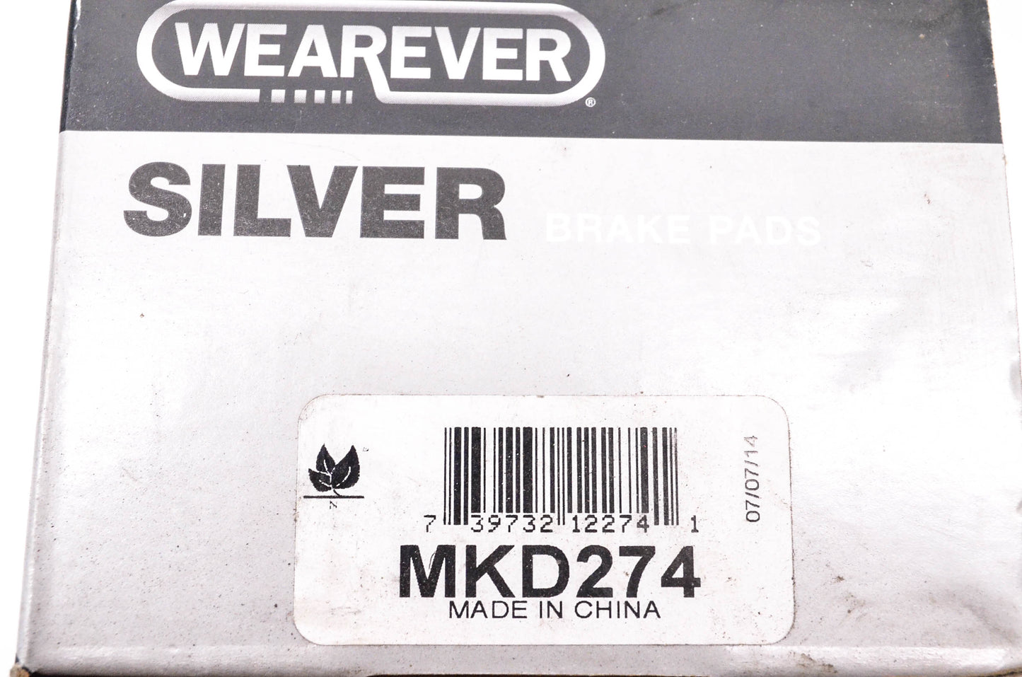 Wearever MKD274 Wearever Silver Brake Pad Kit NOS