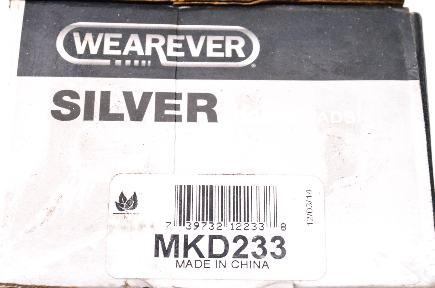 Wearever MKD233 Wearever Silver Brake Pad Kit NOS
