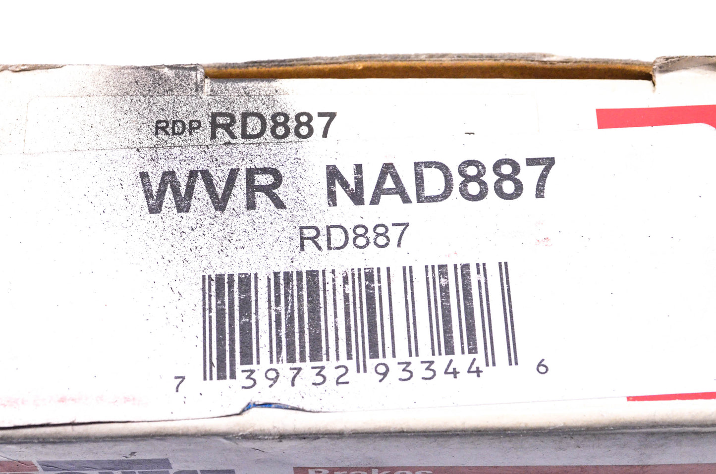 Carquest WVR NAD887, NAD887 Disc Brake Pads NOS