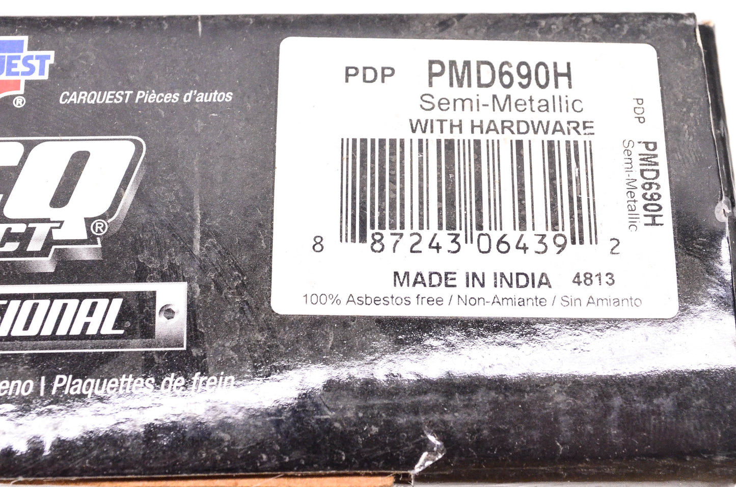 Carquest PMD690H Disc Brake Pad Kit NOS