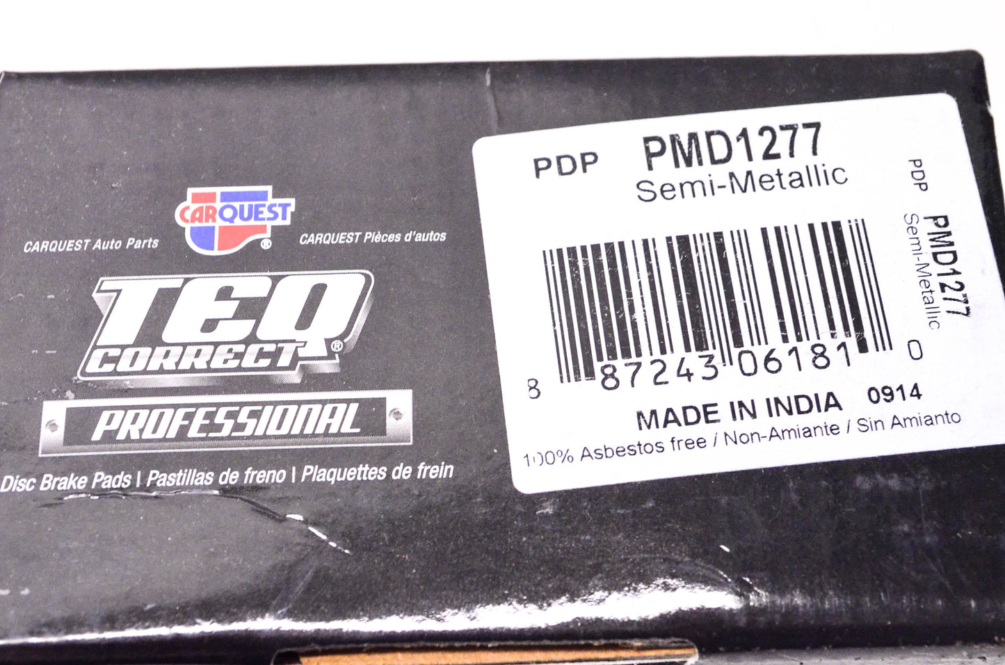 Carquest PMD1277 Disc Brake Pad Kit NOS