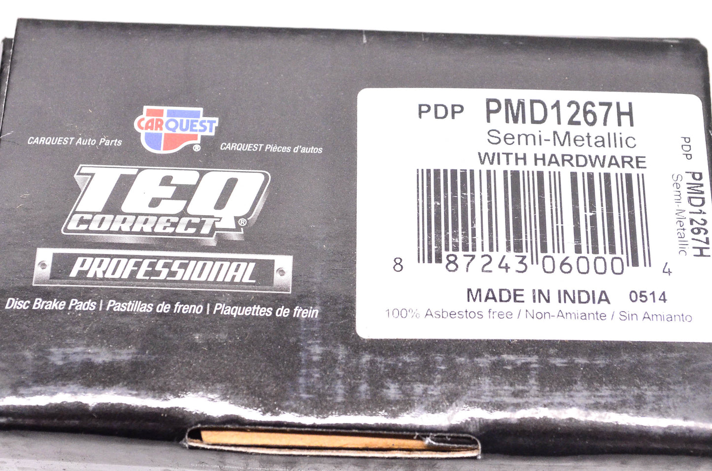Carquest PMD1267H Disc Brake Pad Kit NOS