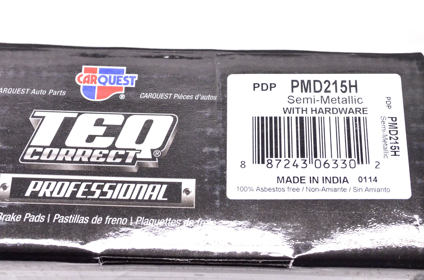 Carquest PMD215H Disc Brake Pad Kit NOS