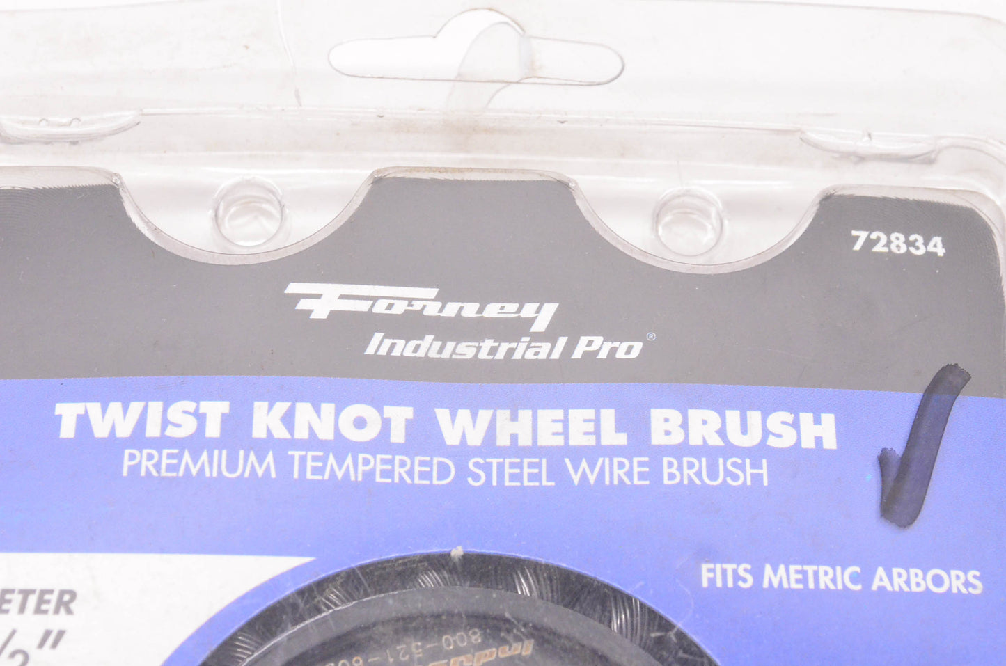 Forney 72834 4 1/2" Twist Knot Wheel Brush NOS