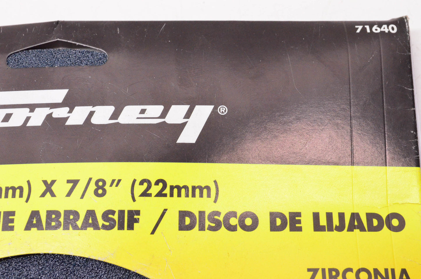 Forney 71640 7" x 7/8" Sanding Discs Qty 3 NOS