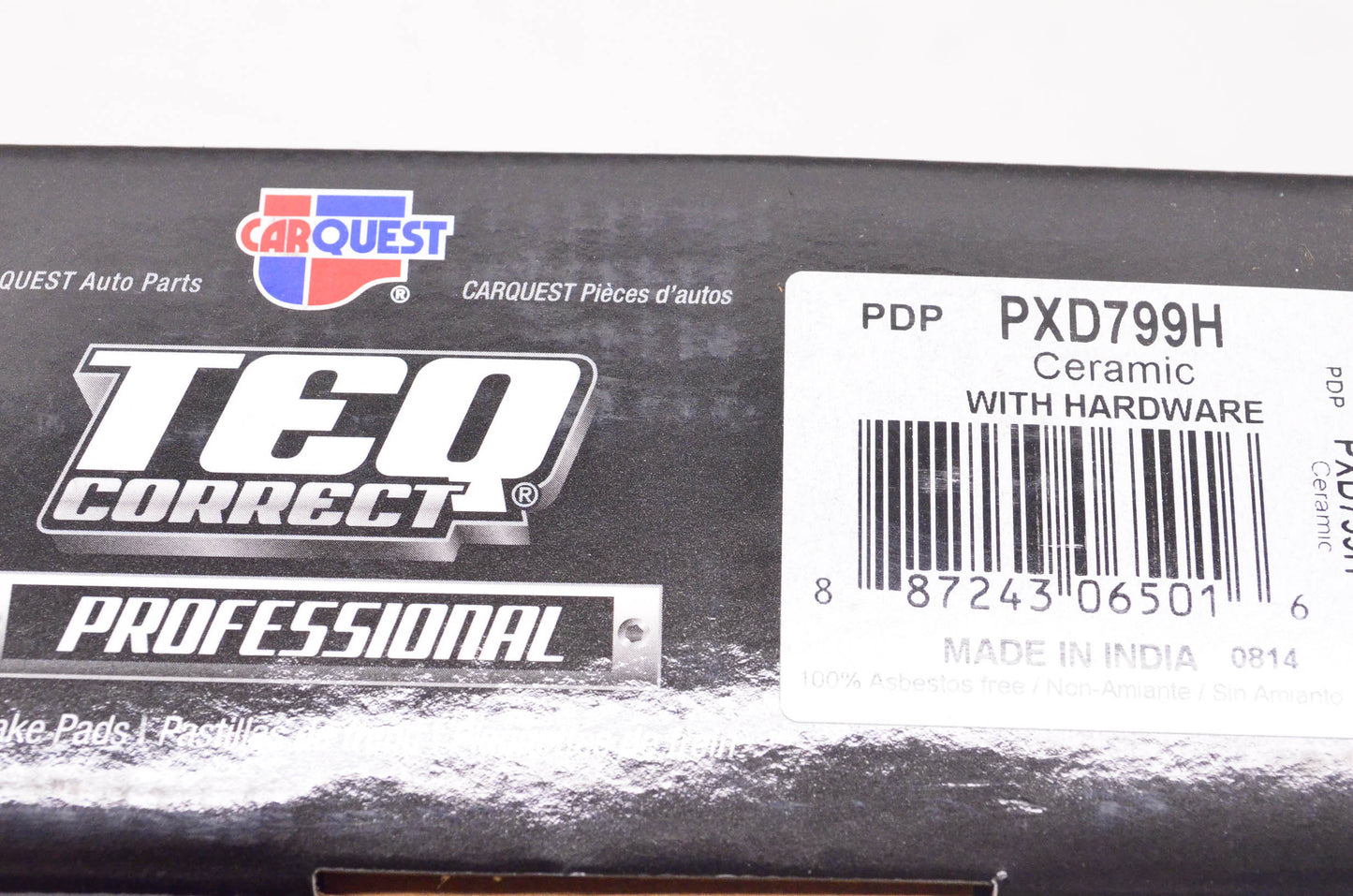 Carquest PXD799H Teq Correct Ceramic Disc Brake Pad Kit NOS