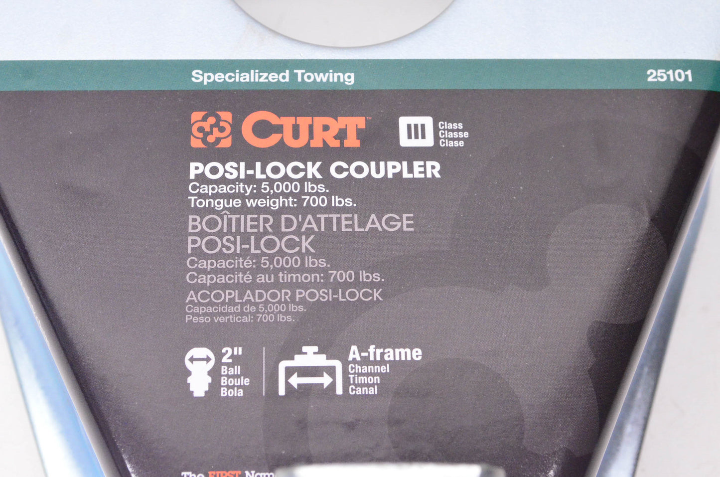 Curt 25101 Posi-Lock Coupler NOS