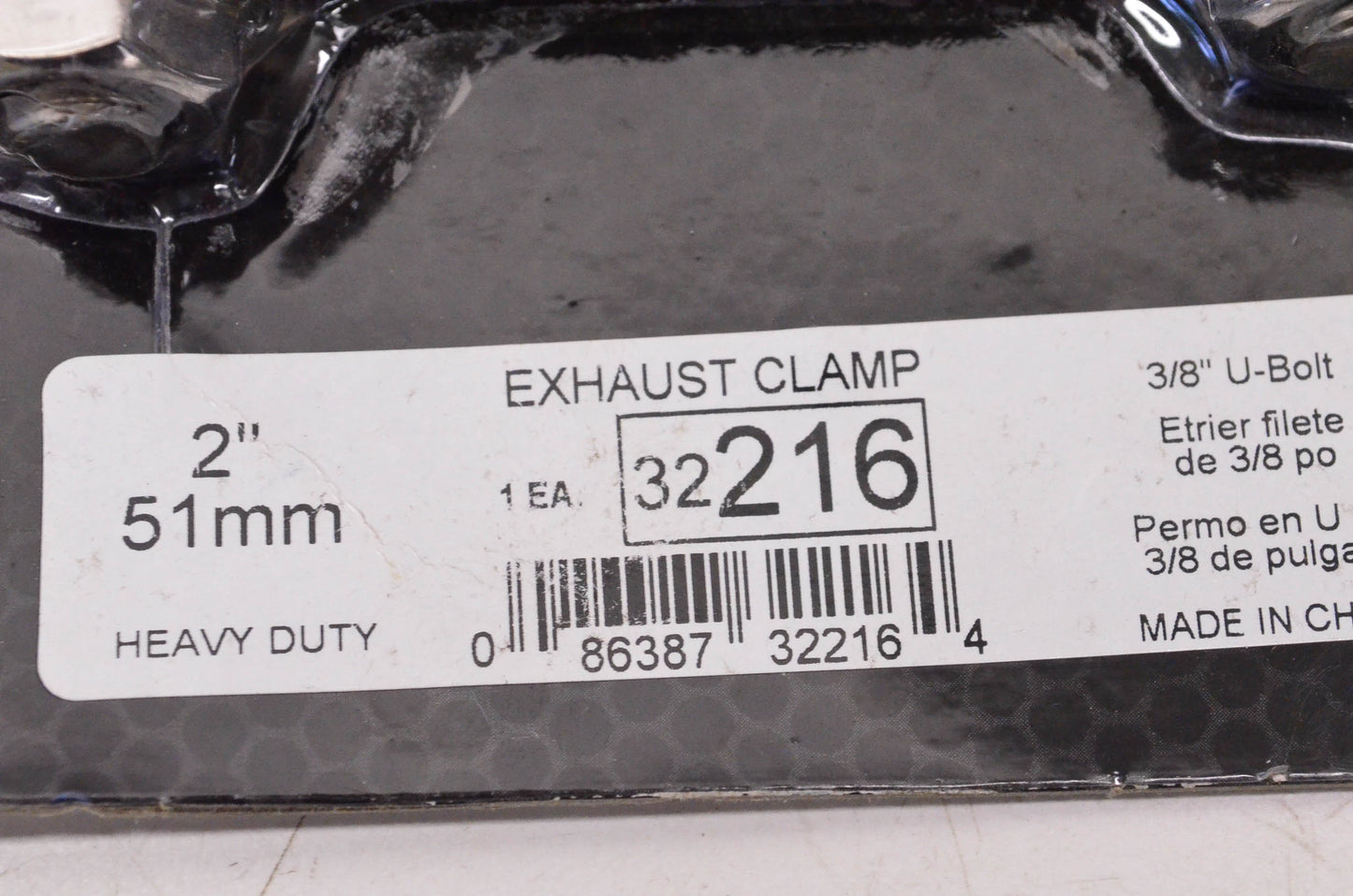 Dynomax 32216, 18291253 2" Stainless Steel U-Bolt Exhaust Clamp NOS