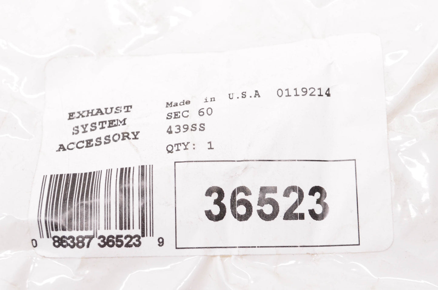 Aftermarket 36523 Exhaust Clamp NOS