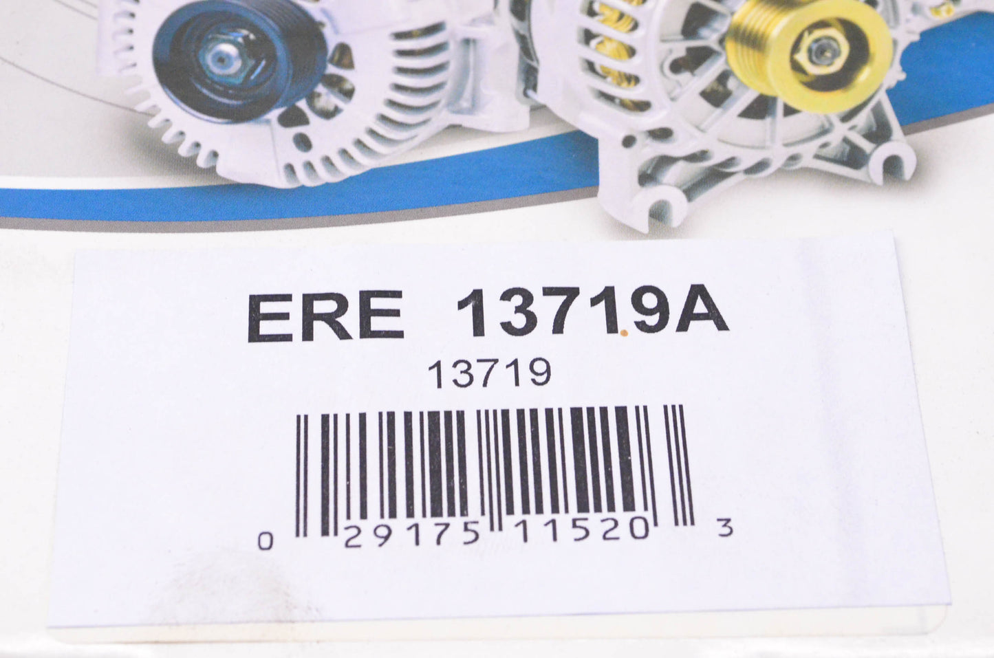 BBB Industries 13719, ERE13719A Remanufactured Alternator NOS