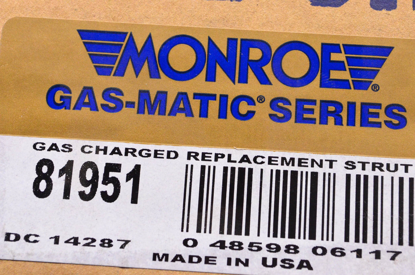 Monroe 81951 Gas-Matic Series Strut NOS