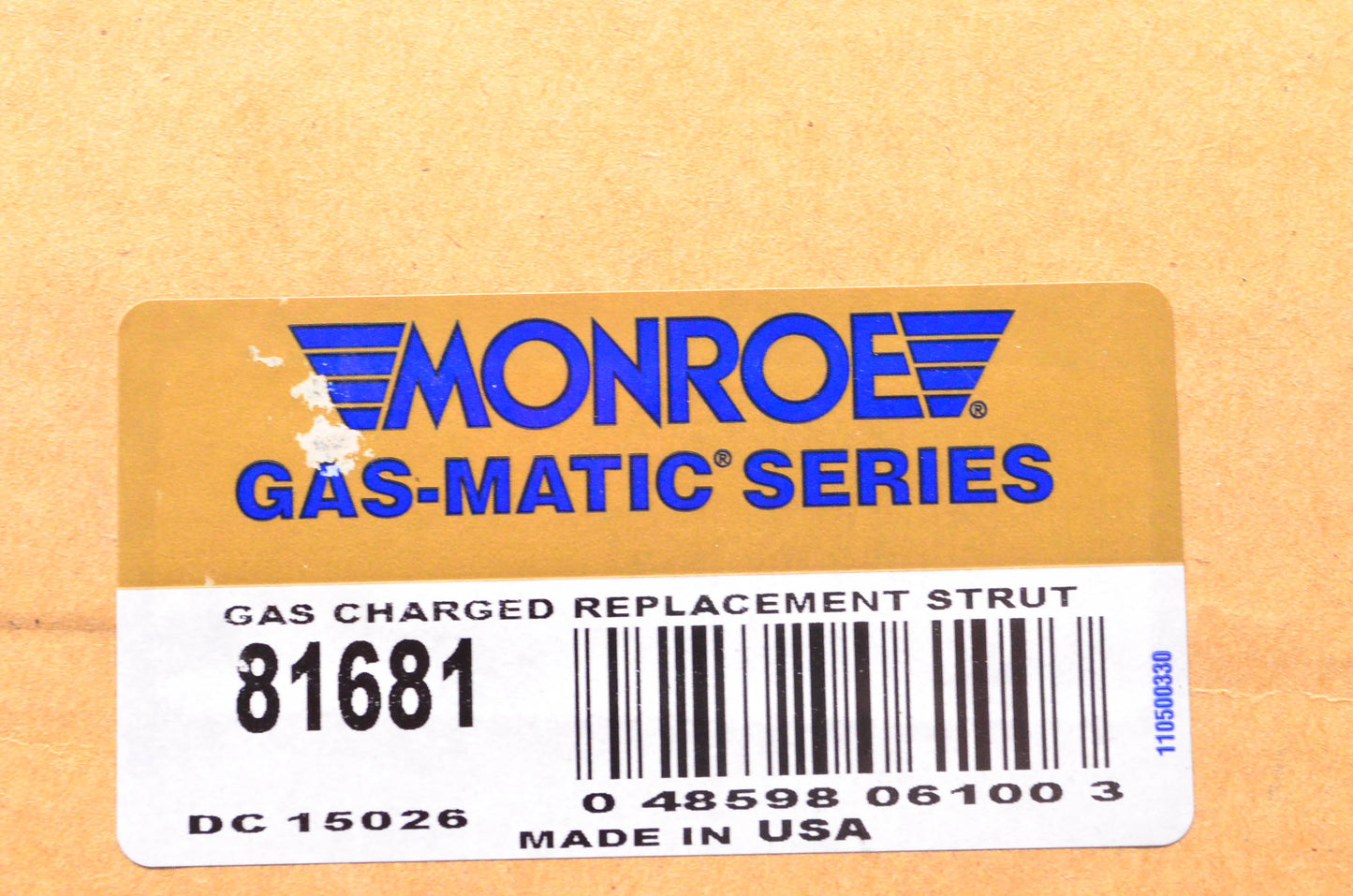 Monroe 81681 Gas-Matic Series Strut NOS
