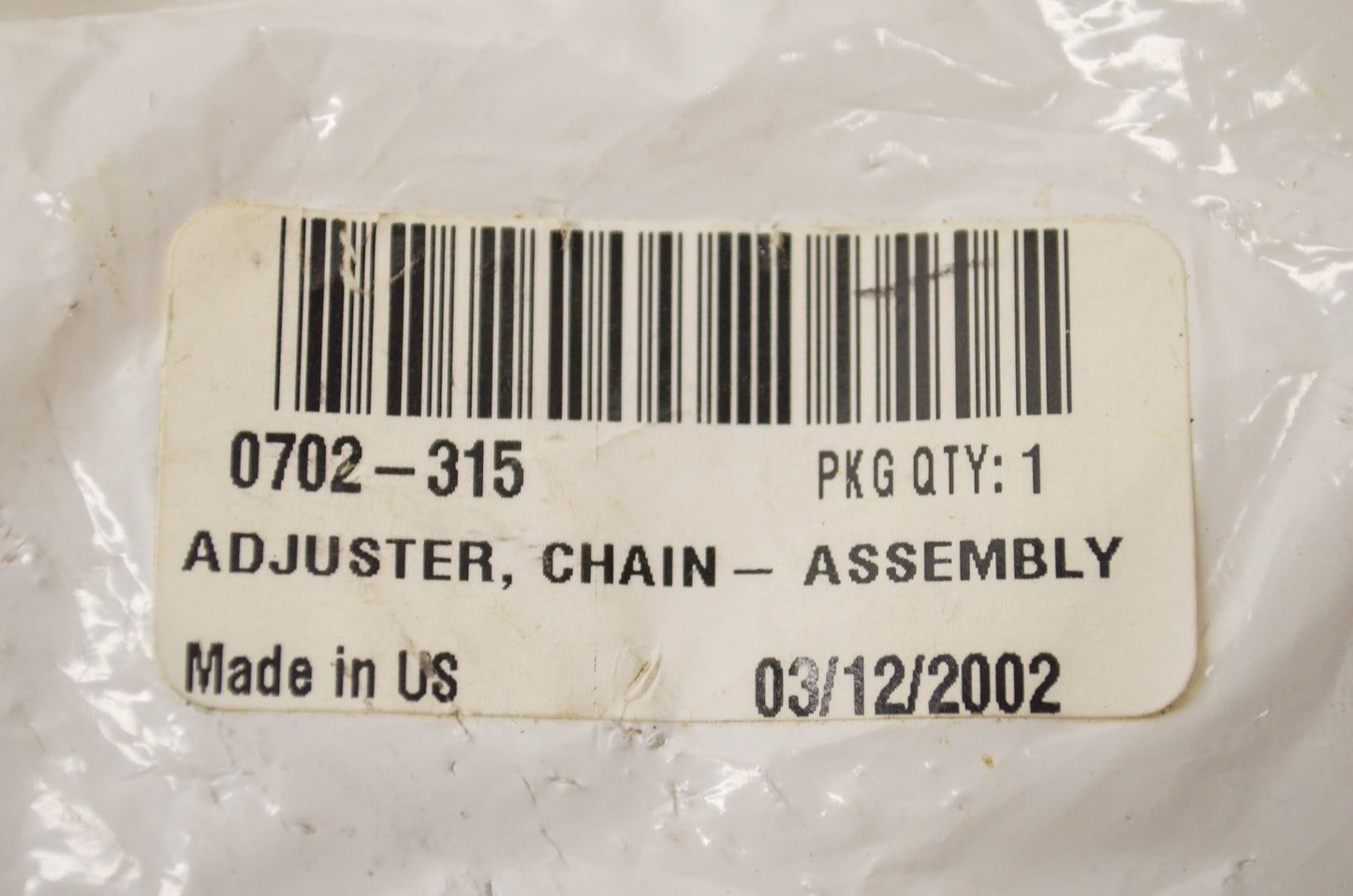 New OEM Arctic Cat 0702-315 Chain Adjuster Assembly NOS