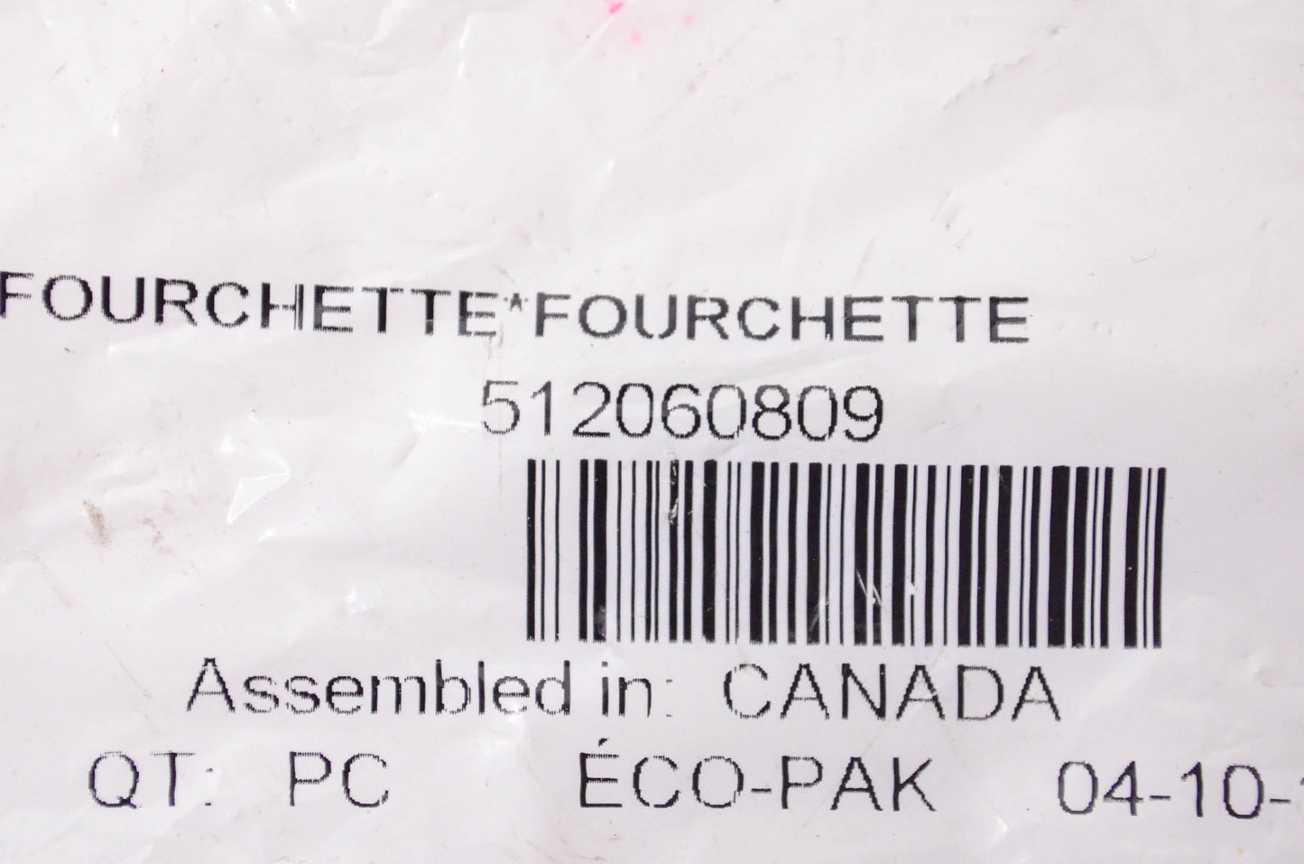 Bombardier 512060809 Fourchette