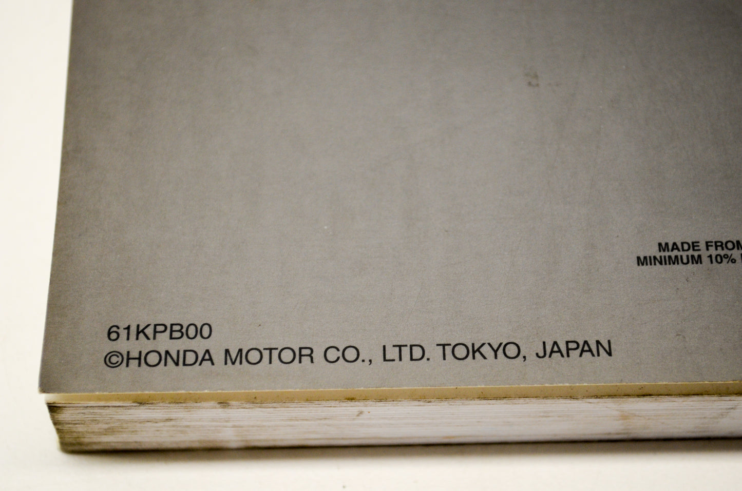 New OEM Honda 61KPB00 01 NSS250/A Reflex Service Shop Manual NOS