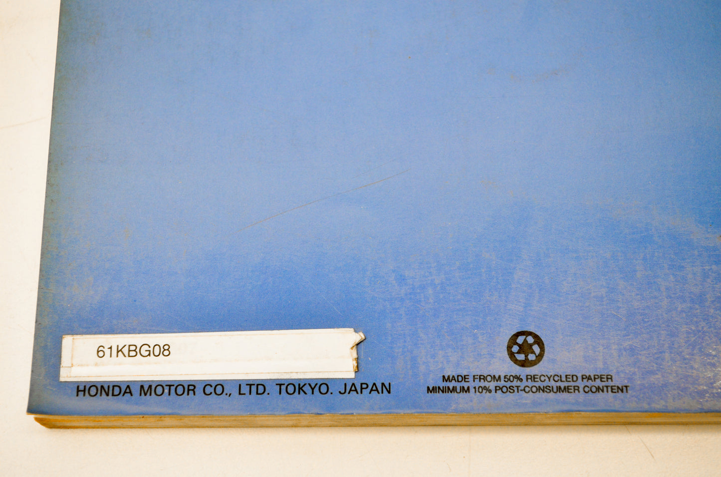 OEM Honda 61KBG08 91-00 CB250 Nighthawk Service Shop Manual