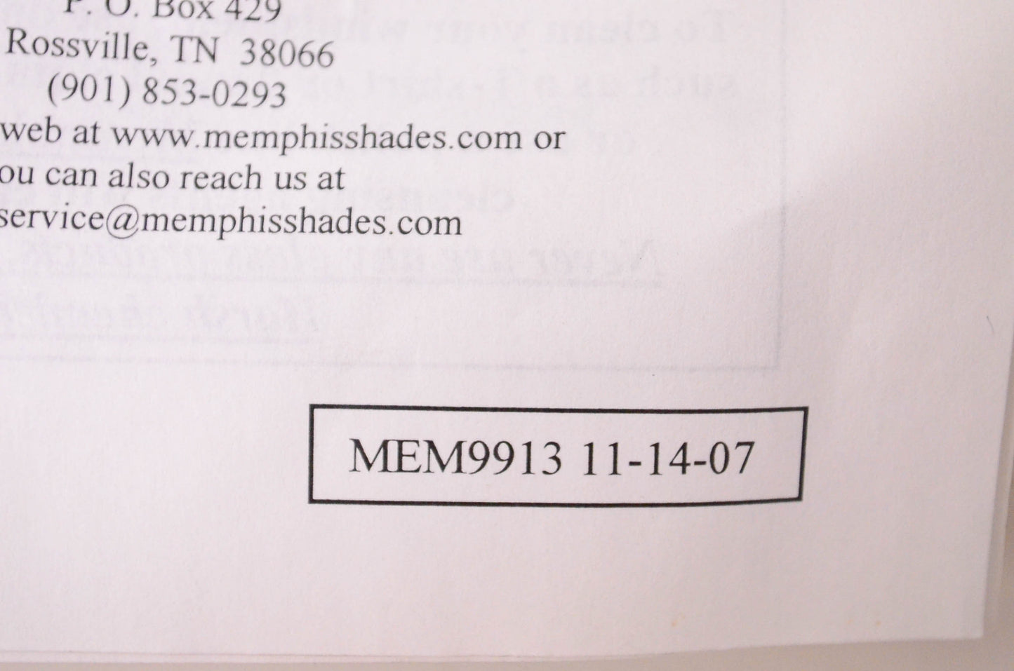 Memphis Shades MEM9913 Quick Change Mount Kit NOS