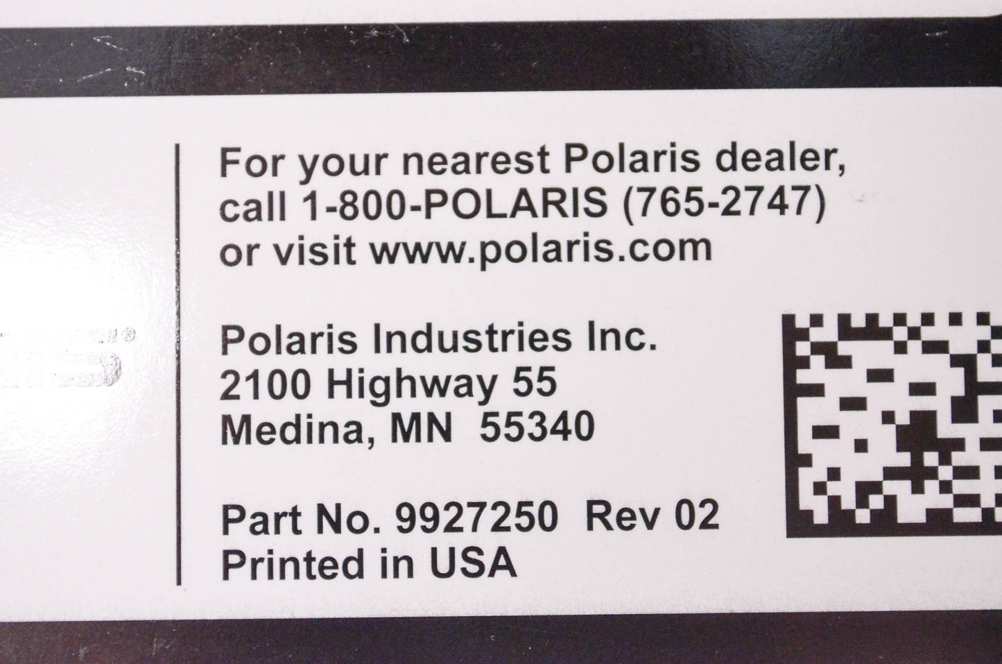 New OEM Polaris 9927250 2017 Sportsman Owner's Manual NOS