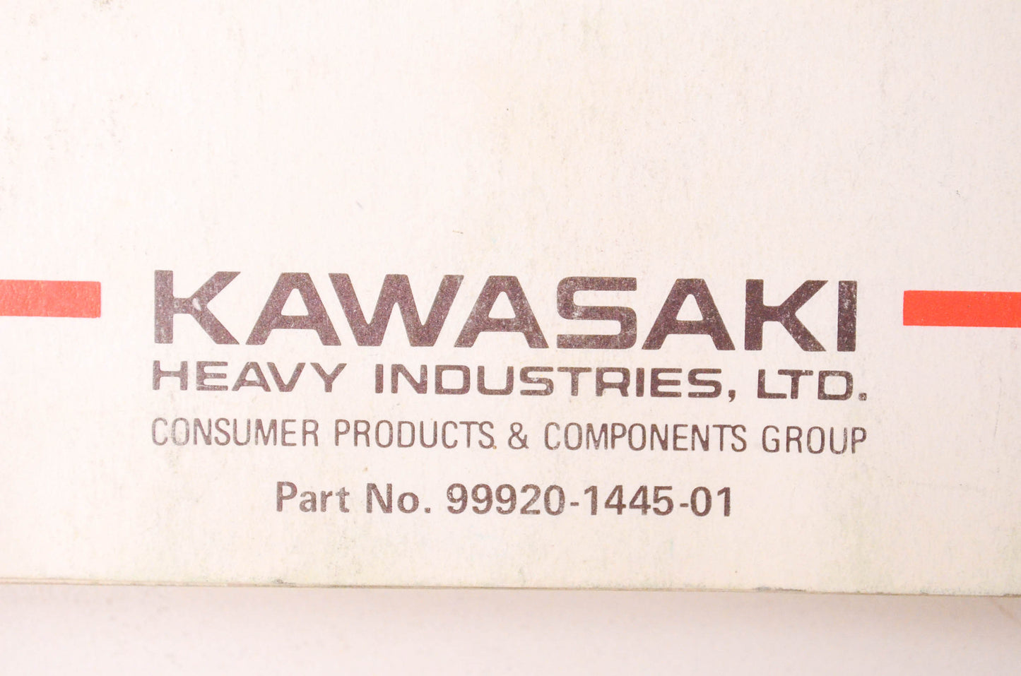 OEM Kawasaki 99920-1445-01 Ninja 250R Owner's Manual