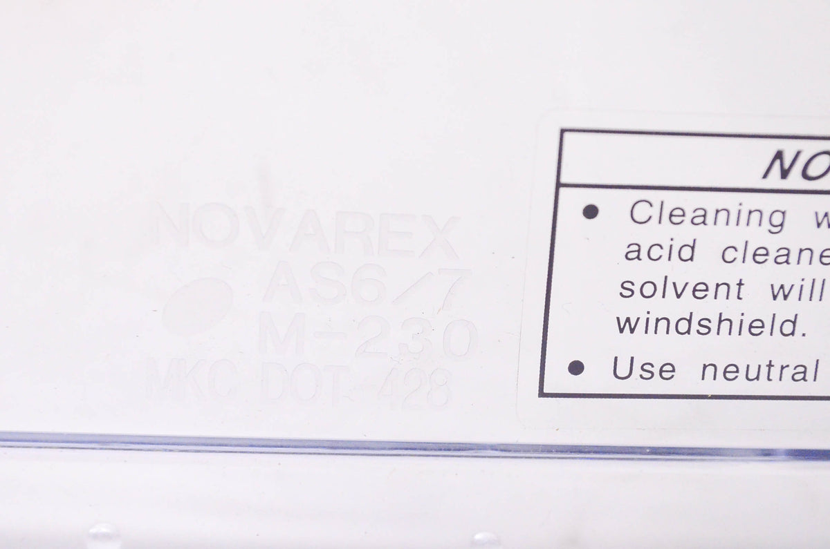 Novarex AS6/7 M-230, MKC DOT-428 Yamaha Clear Windshield NOS