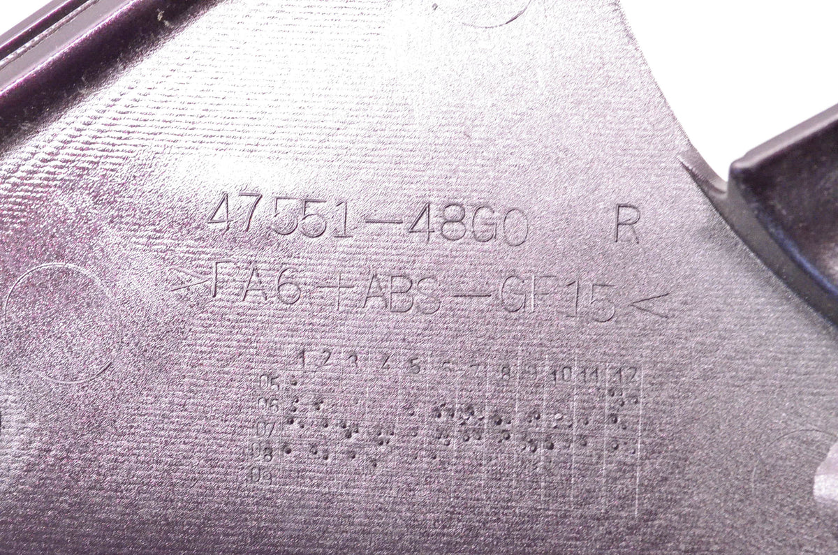 OEM Suzuki 47551-48G00-YMK Right Hand Body Frame Cover