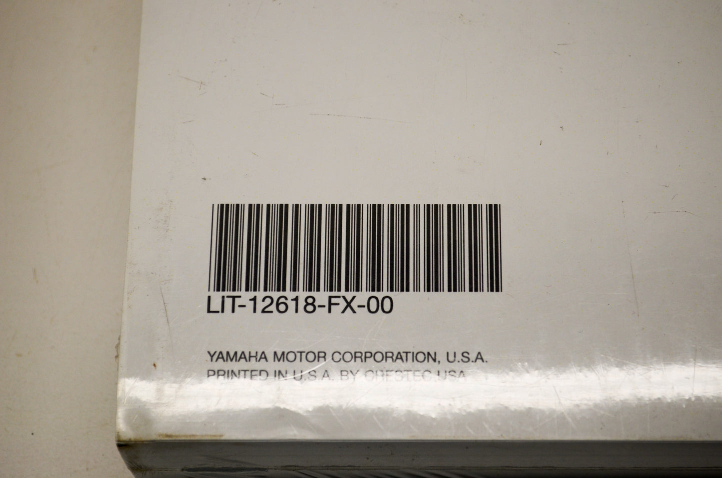 New OEM Yamaha LIT-12618-FX-00 09 FX Nytro Service Shop Manual NOS